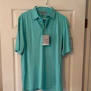 Greg Norman Aqua Polo Shirt